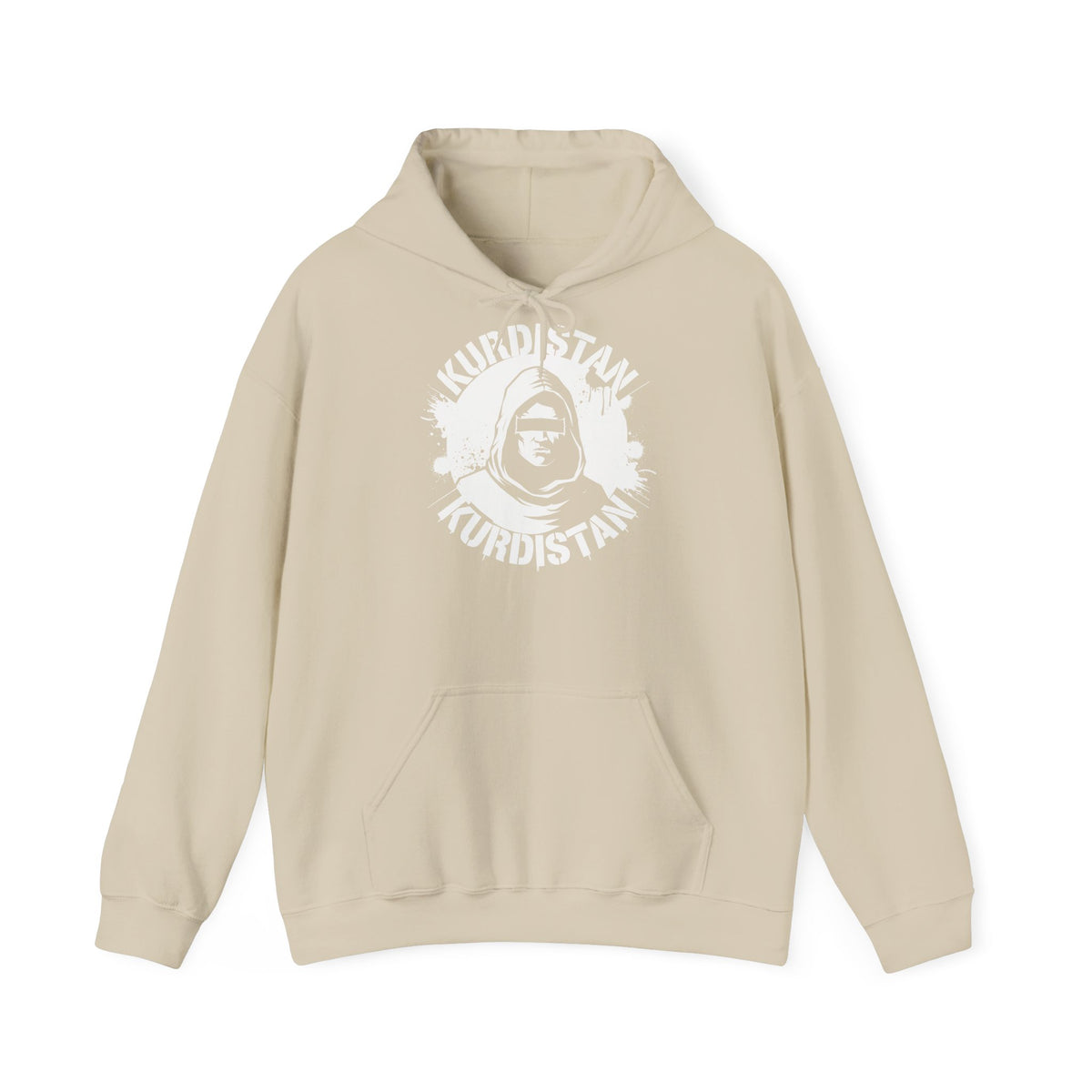 Kurdistan hooligan patria orgoglio stemma bandiera sport calcio tifoso regalo - Felpa con cappuccio unisex