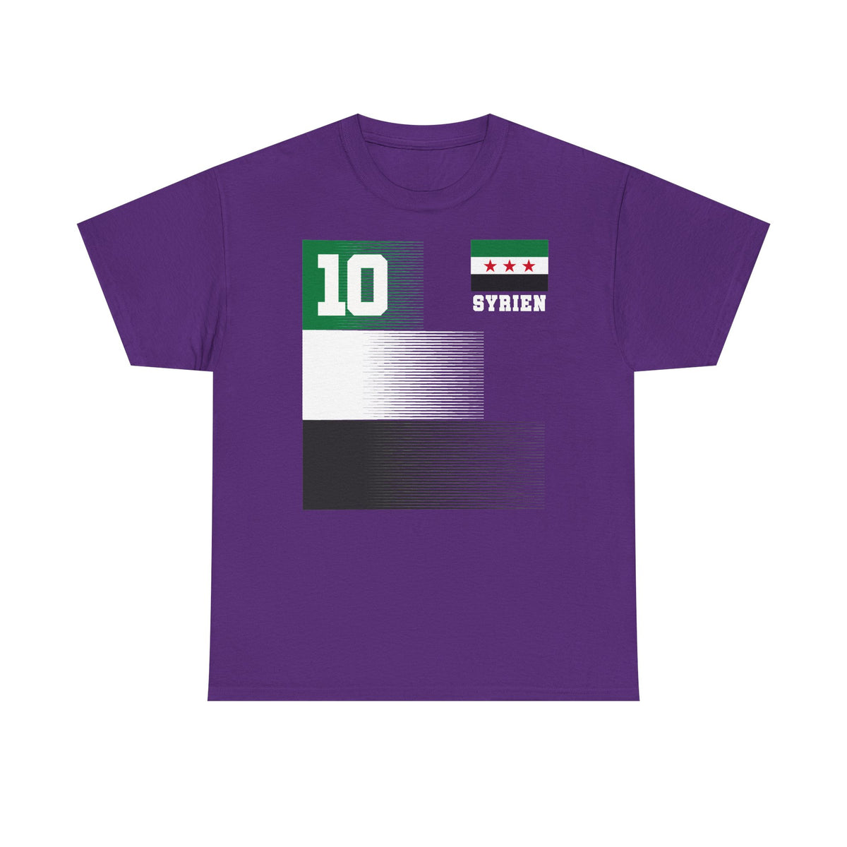 Syria Syrien Wappen Flagge Heimat Sport Fan Geschenkidee - Unisex T-Shirt