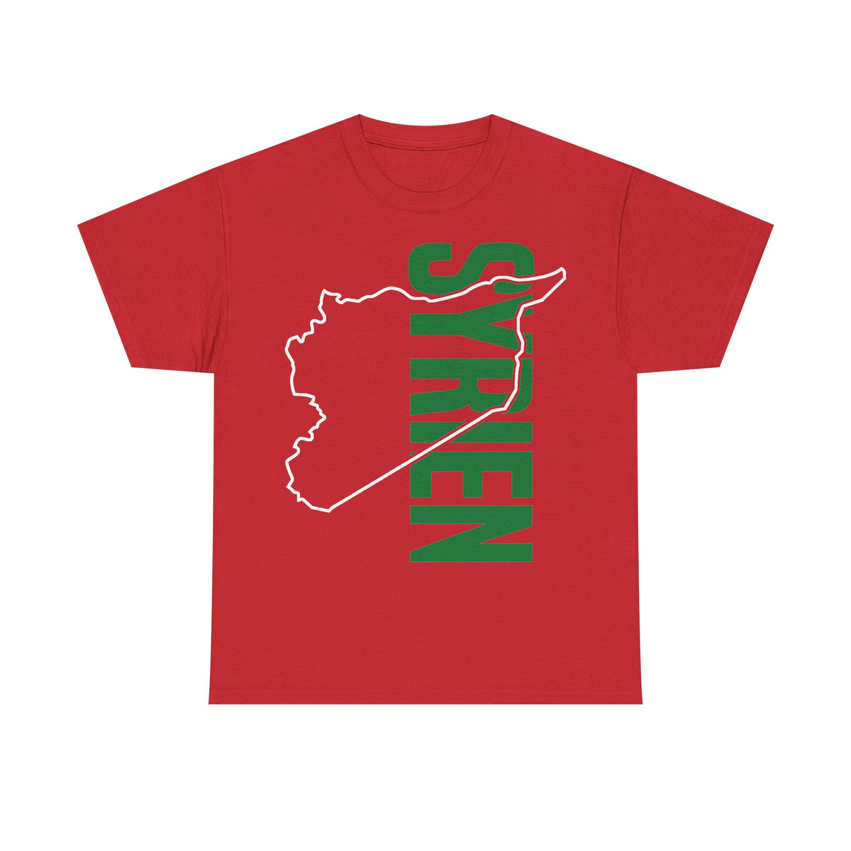 Syria Syrien Wappen Flagge Heimat Sport Fan Geschenkidee - Unisex T-Shirt