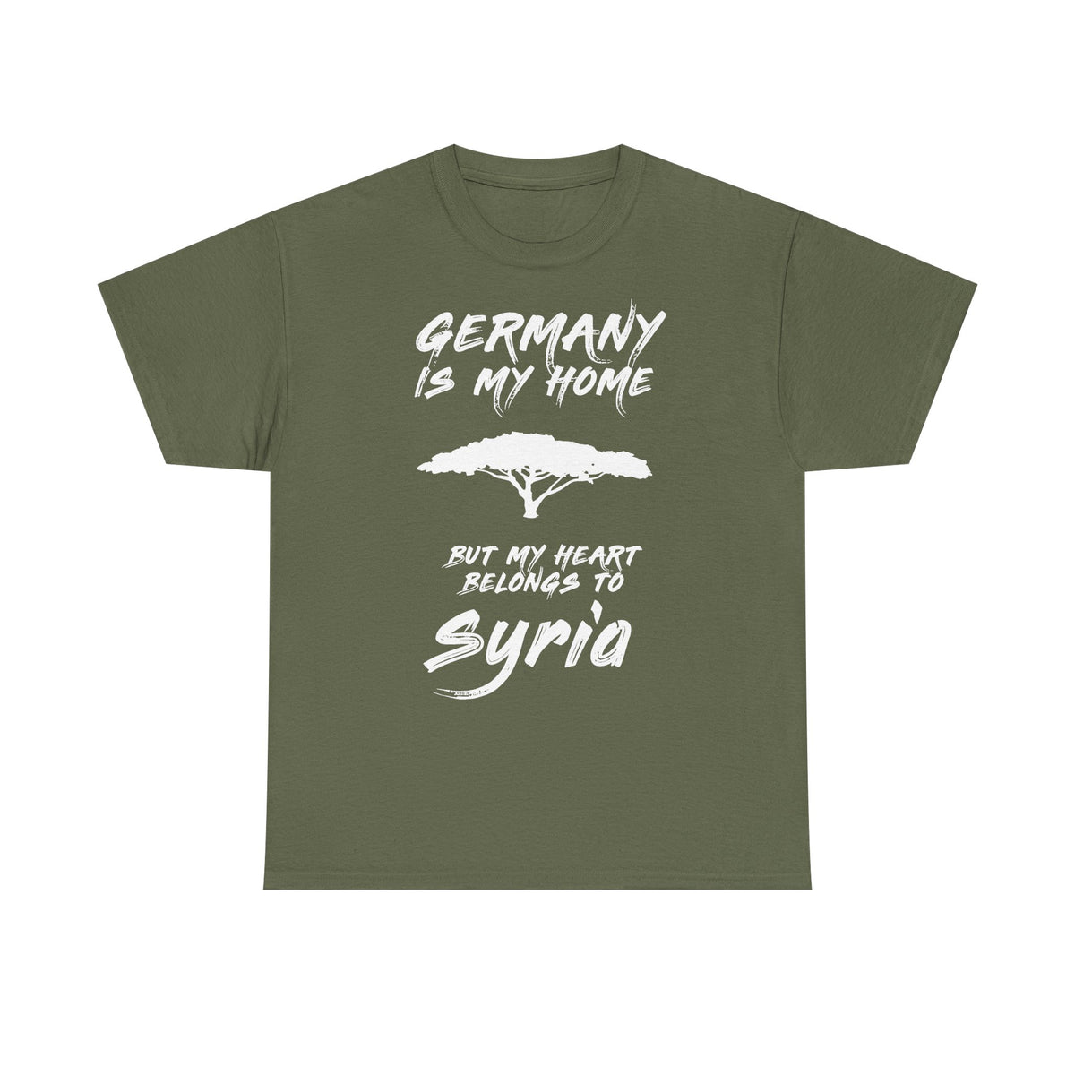 Syria Syrien Wappen Flagge Heimat Sport Fan Geschenkidee - Unisex T-Shirt