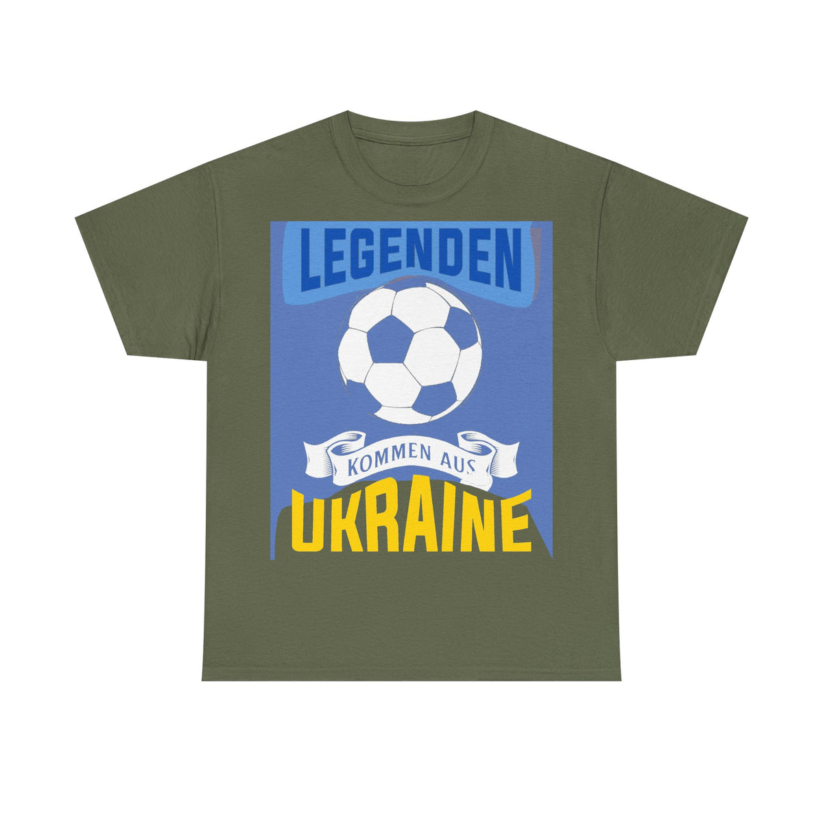 Bandera de Ucrania escudo idea de regalo afición al deporte moda vintage - Camiseta unisex
