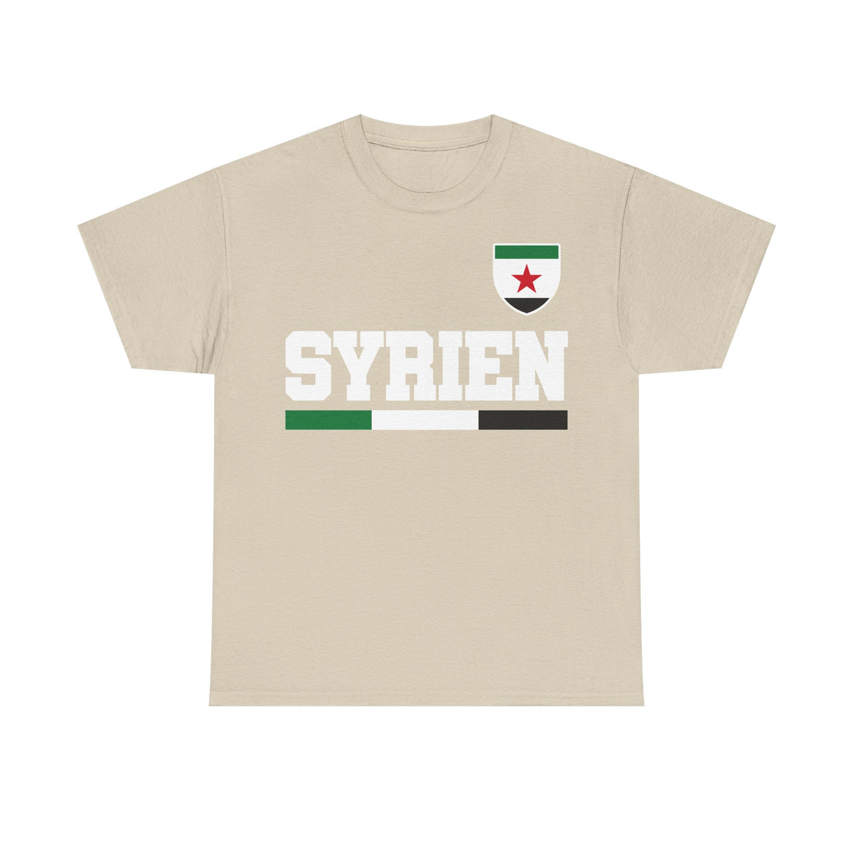 Syria Syrien Wappen Flagge Heimat Sport Fan Geschenkidee - Unisex T-Shirt