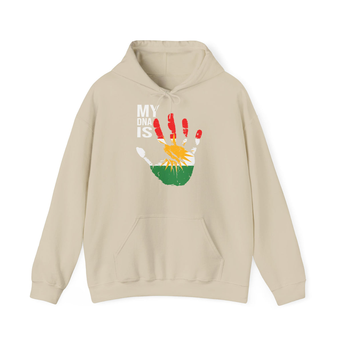 Kurdistan patria orgoglio stemma bandiera sport calcio regalo per tifosi - felpa con cappuccio unisex