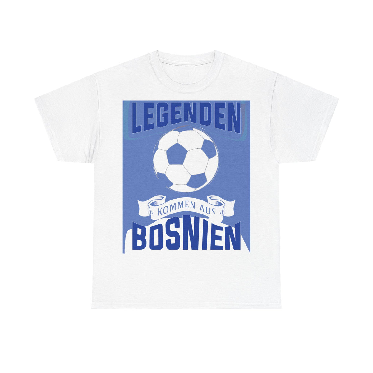 Bosnia Wappen Flagge Stolz Heimat Fußball fan Geschenkidee - Unisex T-Shirt