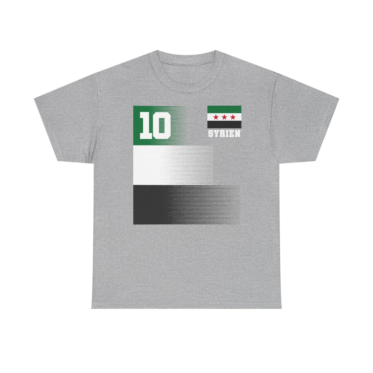 Syria Syrien Wappen Flagge Heimat Sport Fan Geschenkidee - Unisex T-Shirt