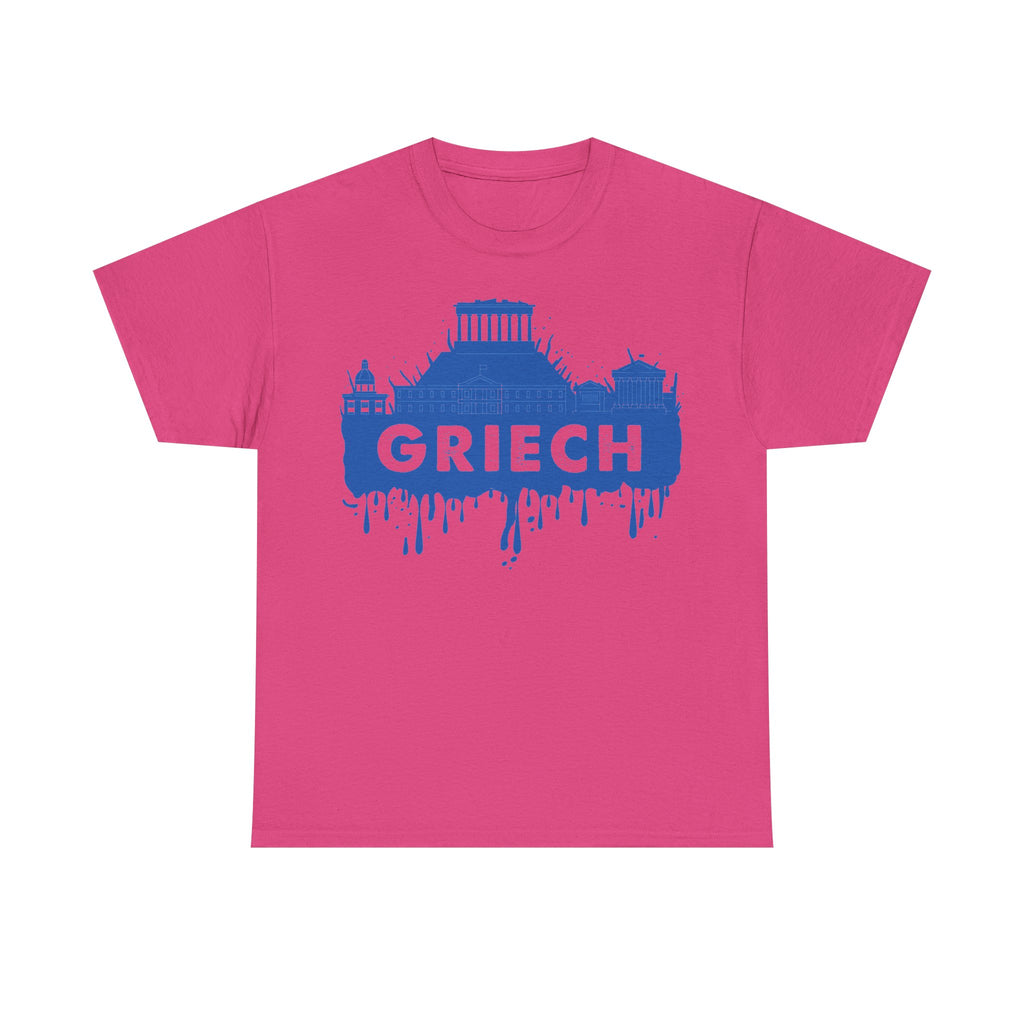 Greece Griechenland Flagge Wappen Heimat Fußball Sport Fan Geschenkidee - Unisex T-Shirt