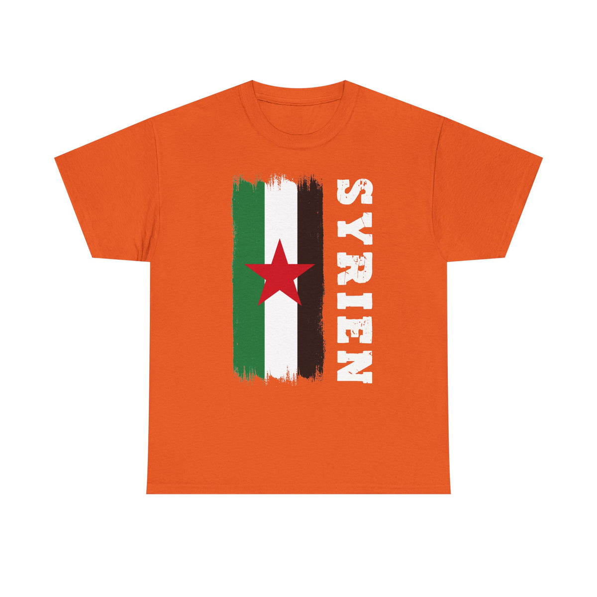 Syria Syrien Wappen Flagge Heimat Sport Fan Geschenkidee - Unisex T-Shirt