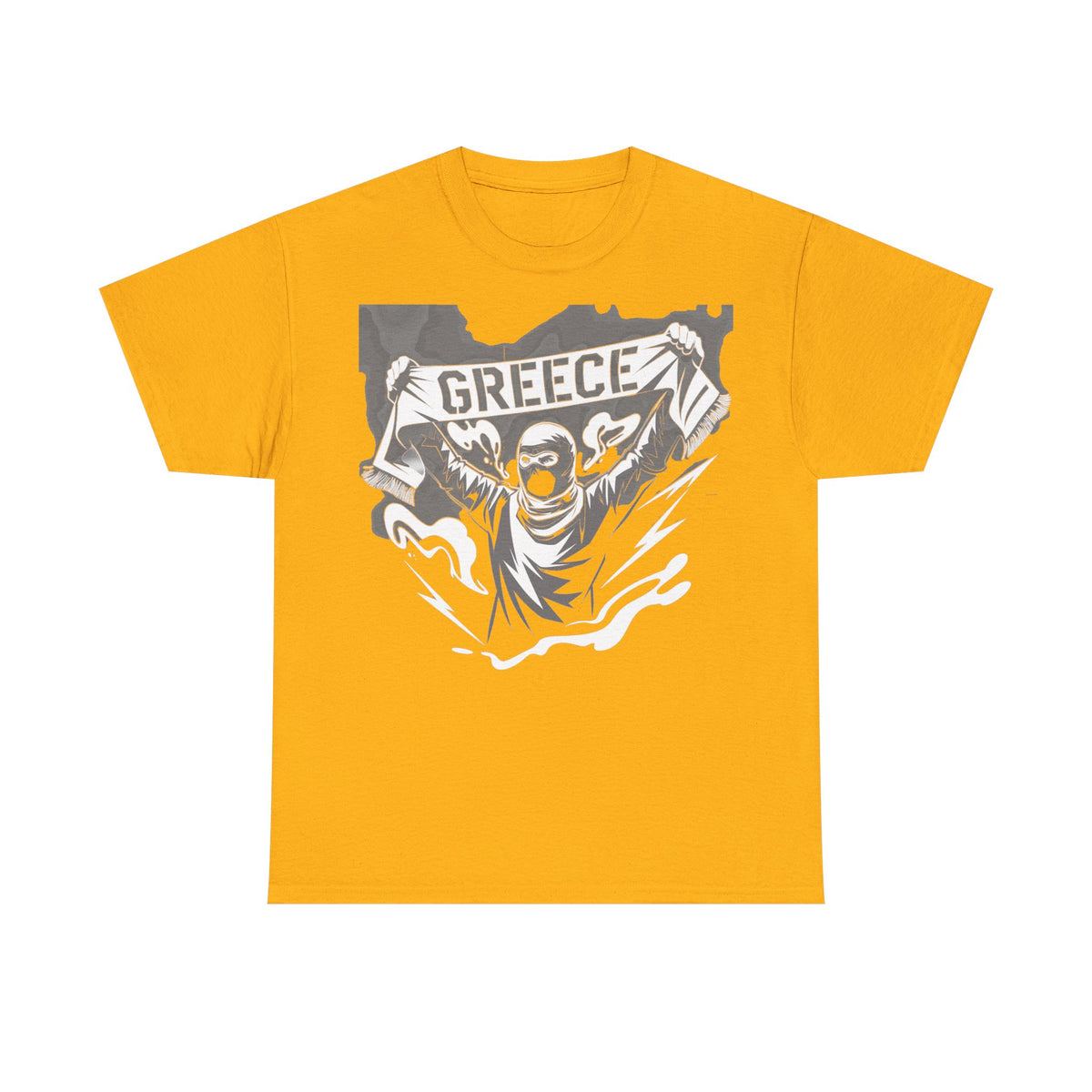 Grecia Grecia hooligan bandera escudo patria fútbol deporte aficionado idea de regalo - camiseta unisex