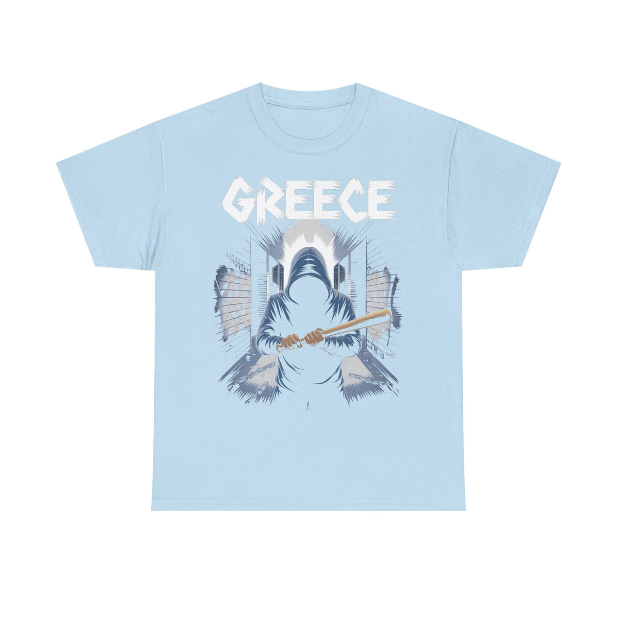 Grecia Grecia hooligan bandera escudo patria fútbol deporte aficionado idea de regalo - camiseta unisex