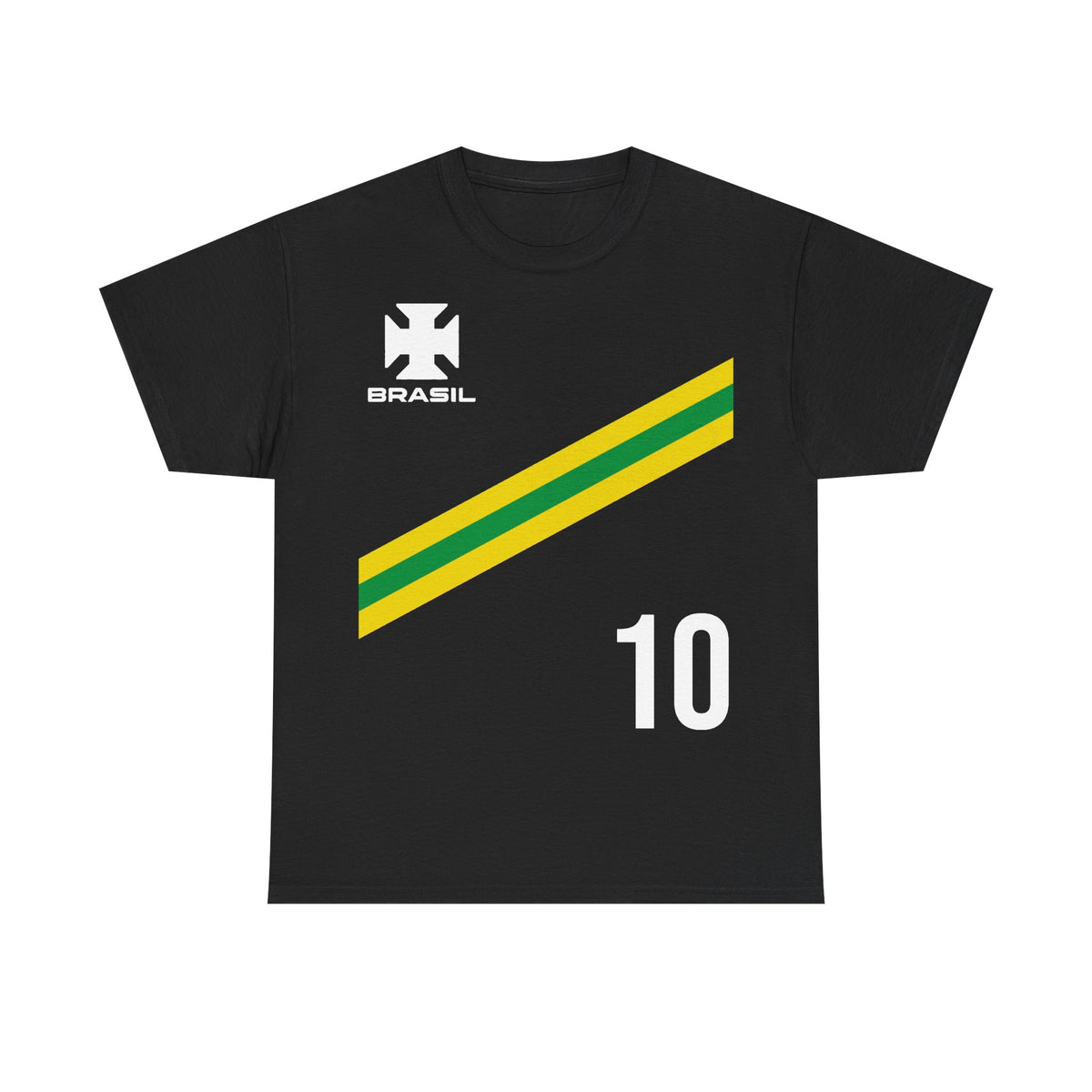 Brazil Brasilien Wappen Flagge Sport Fan Fußball Geschenkidee - Unisex T-Shirt