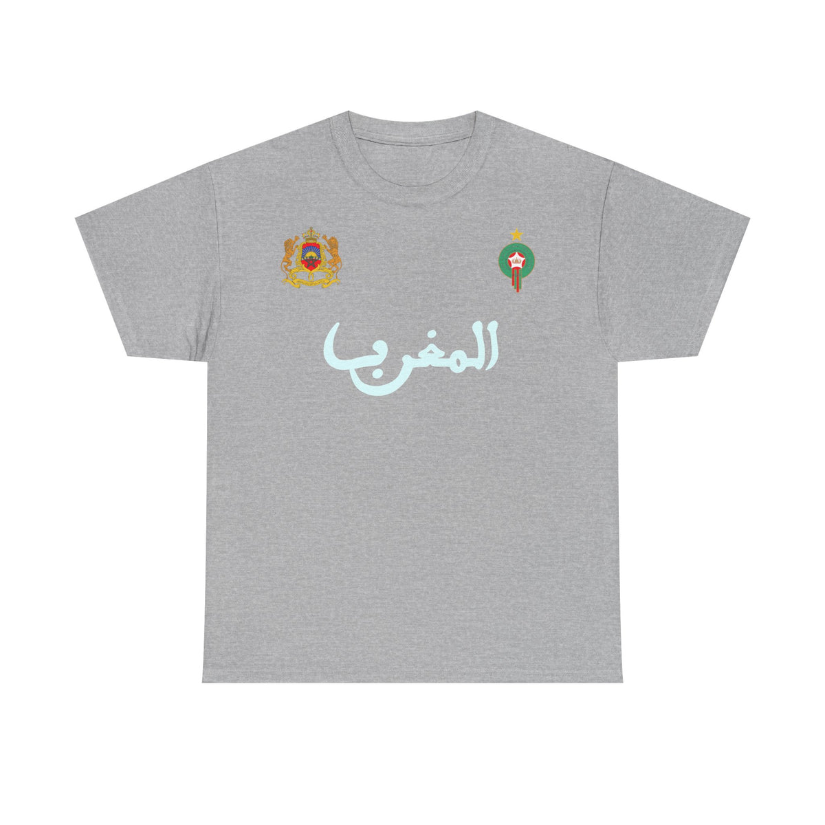 Marruecos Escudo Morocco Bandera Orgullo Fútbol Fan Deporte FIdea de regalo - Camiseta unisex