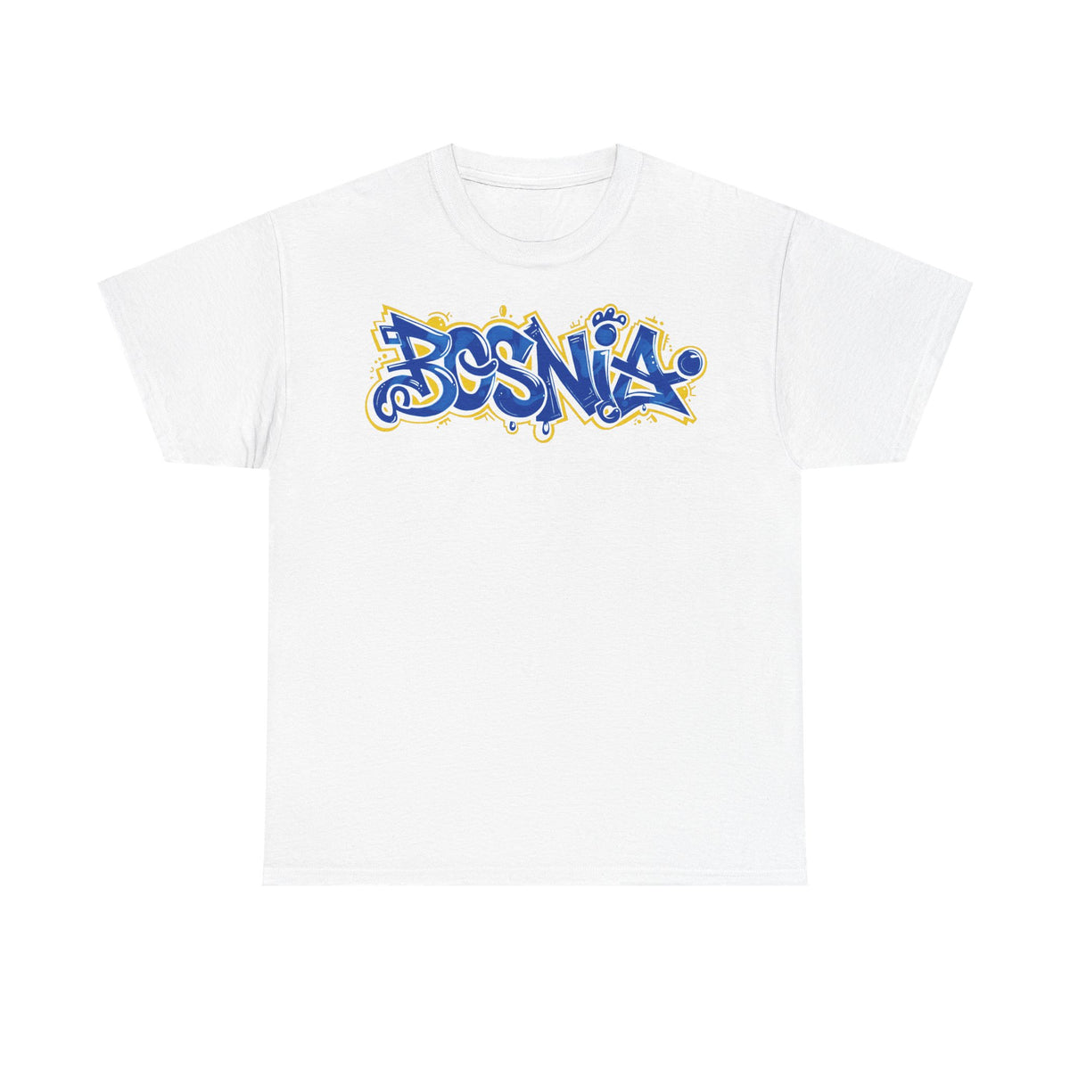 Bosnia escudo bandera orgullo patria aficionado al fútbol idea de regalo - Camiseta unisex