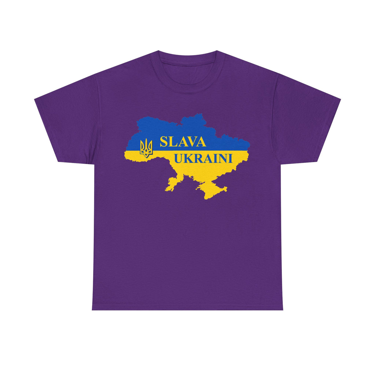 Bandiera e stemma dell'Ucraina Idea regalo Sport Tifoso Moda Vintage - T-shirt unisex