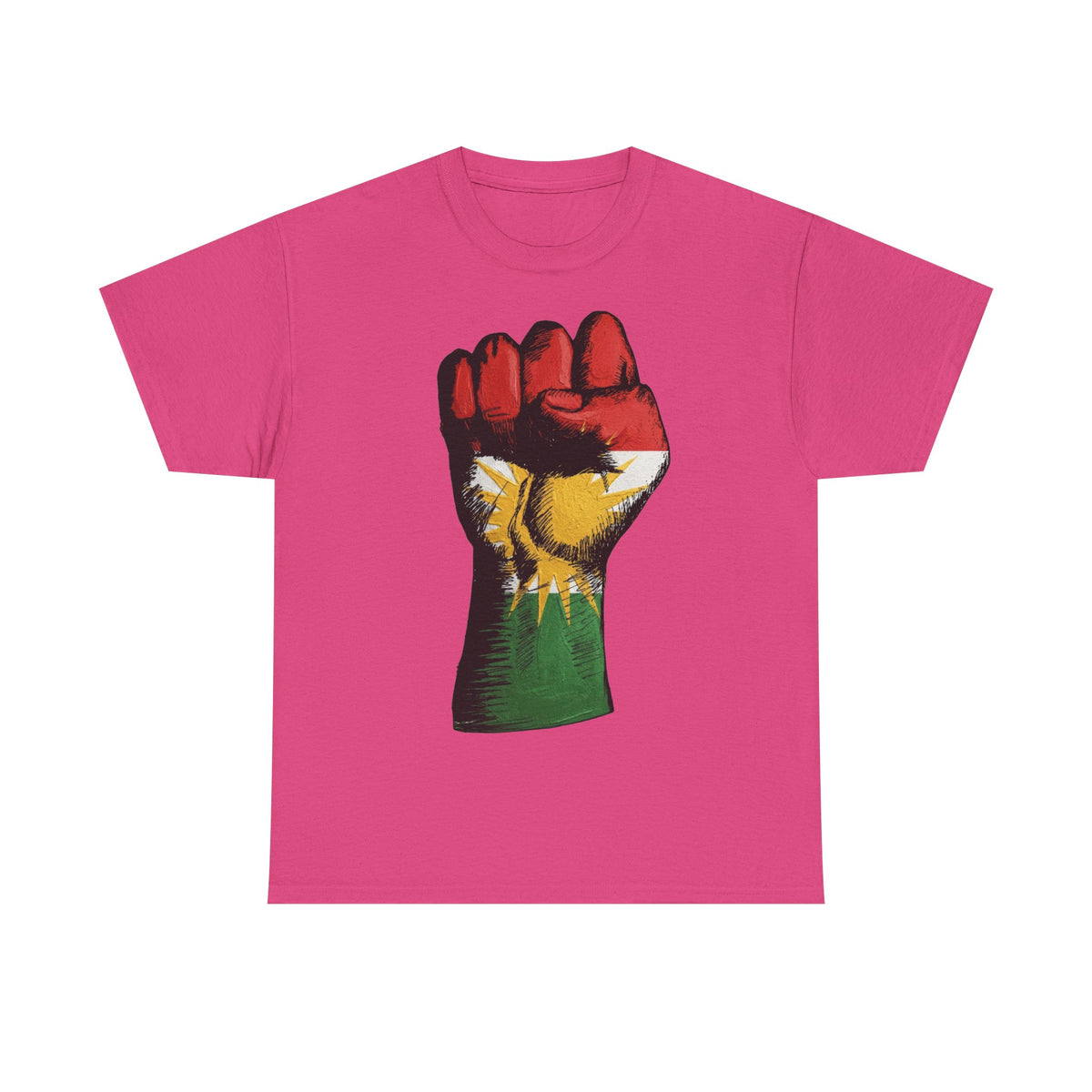Kurdistan Power DNA Sonne Azadi - Unisex T-Shirt