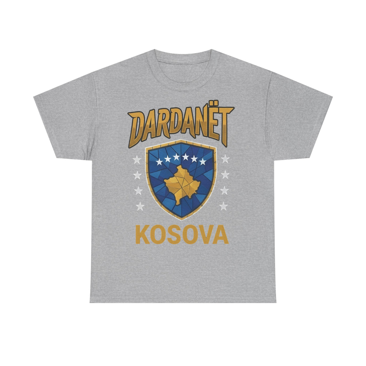 Dardanät Kosova Escudo Bandera Noble Escudo - Camiseta unisex