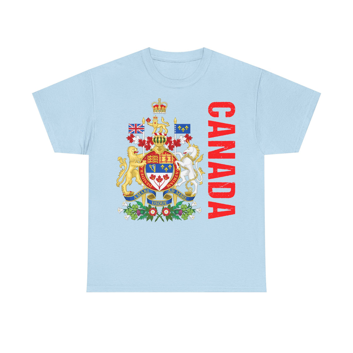 Canada Kanada Wappen Flagge Fan Sport Fußball Geschenkidee - Unisey T-Shirt