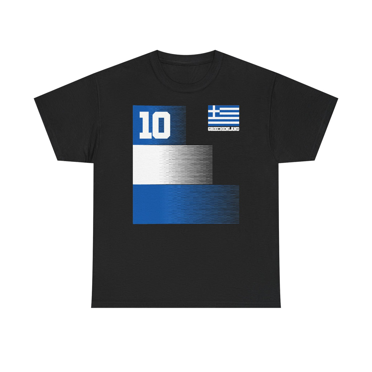 Grecia Grecia Bandera Escudo Patria Fútbol Deporte Aficionado Idea de regalo - Camiseta unisex