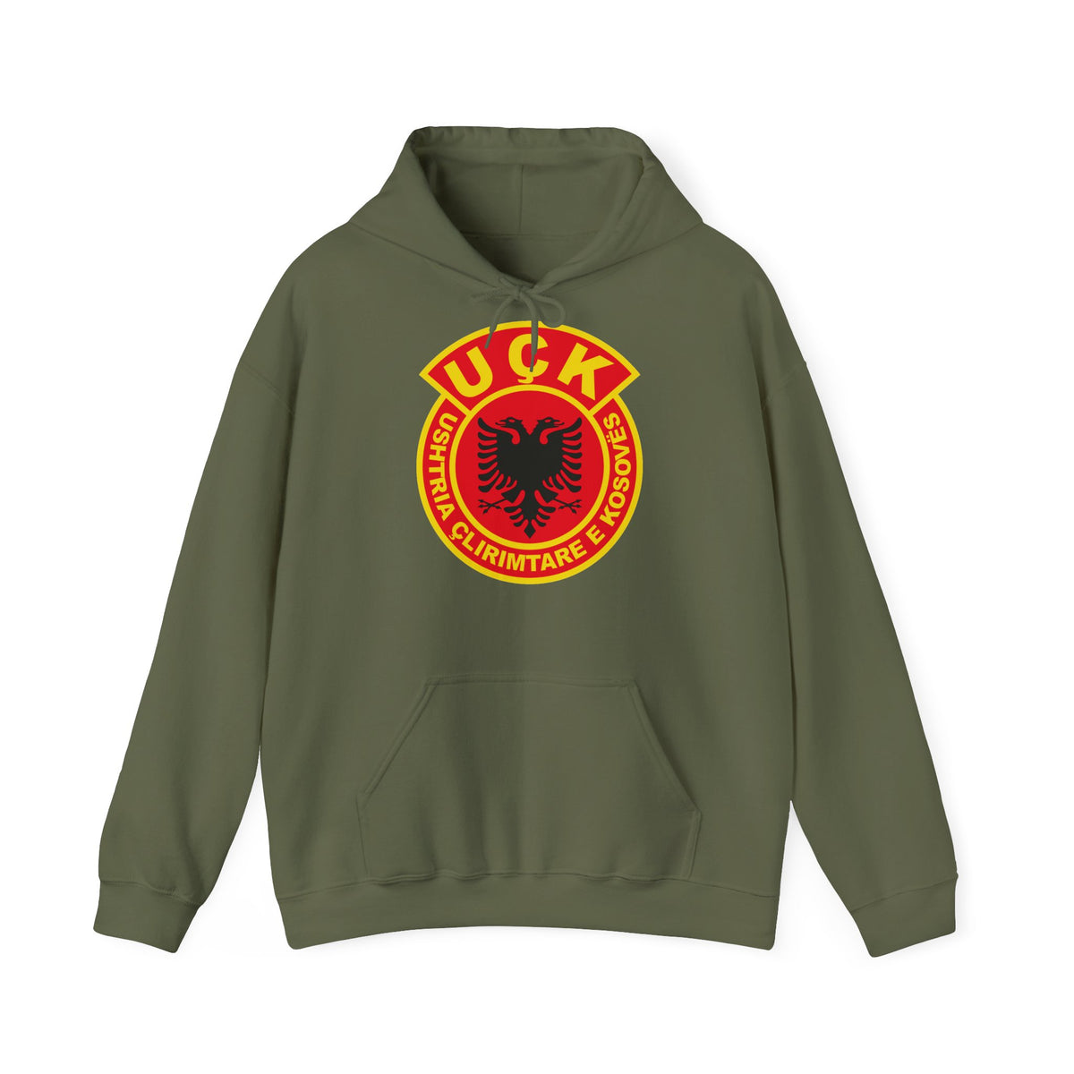 Albania Kosovo UCK Wappen Flagge Doppeladler - Unisex Hoodie