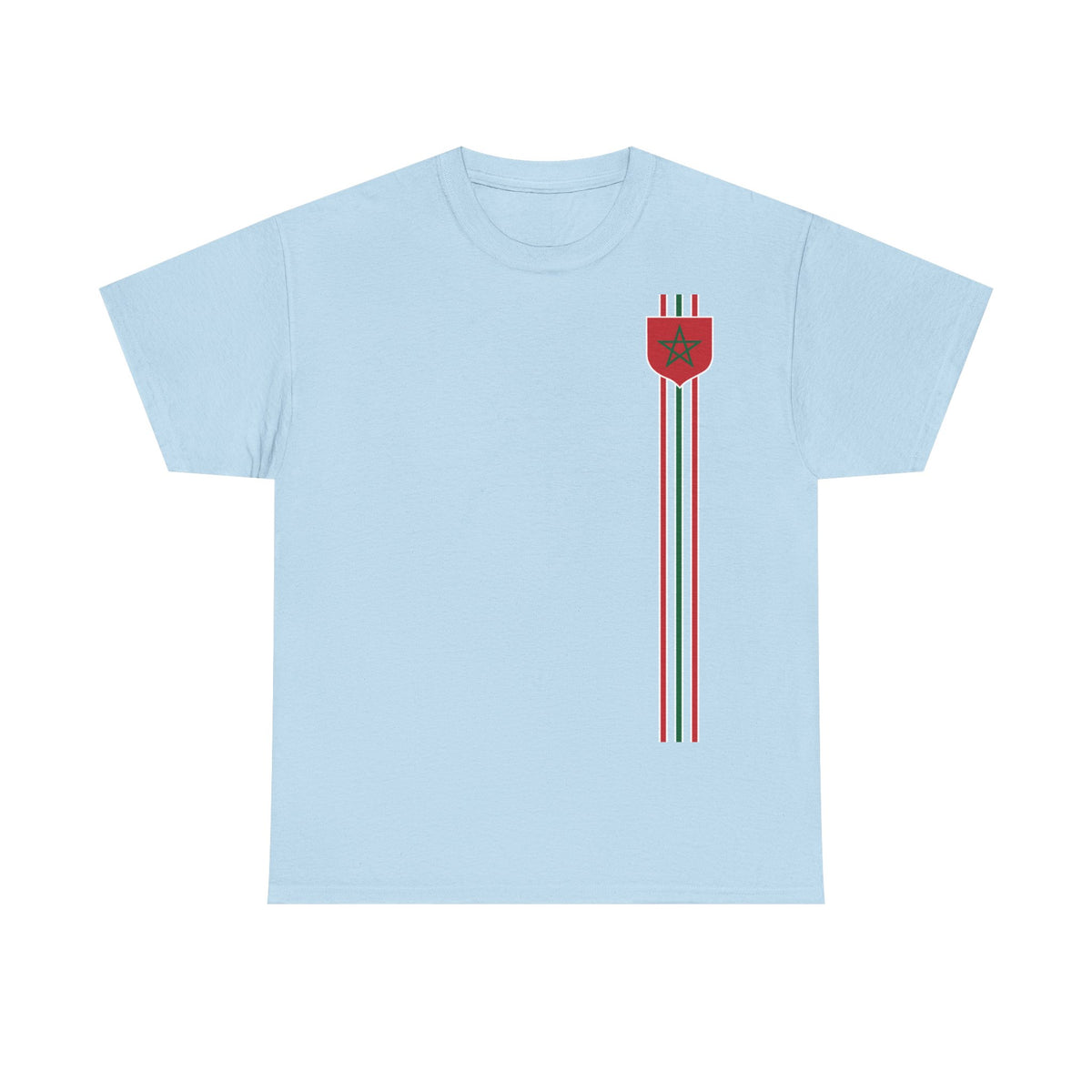 Marruecos Escudo Morocco Bandera Orgullo Fútbol Fan Deporte FIdea de regalo - Camiseta unisex