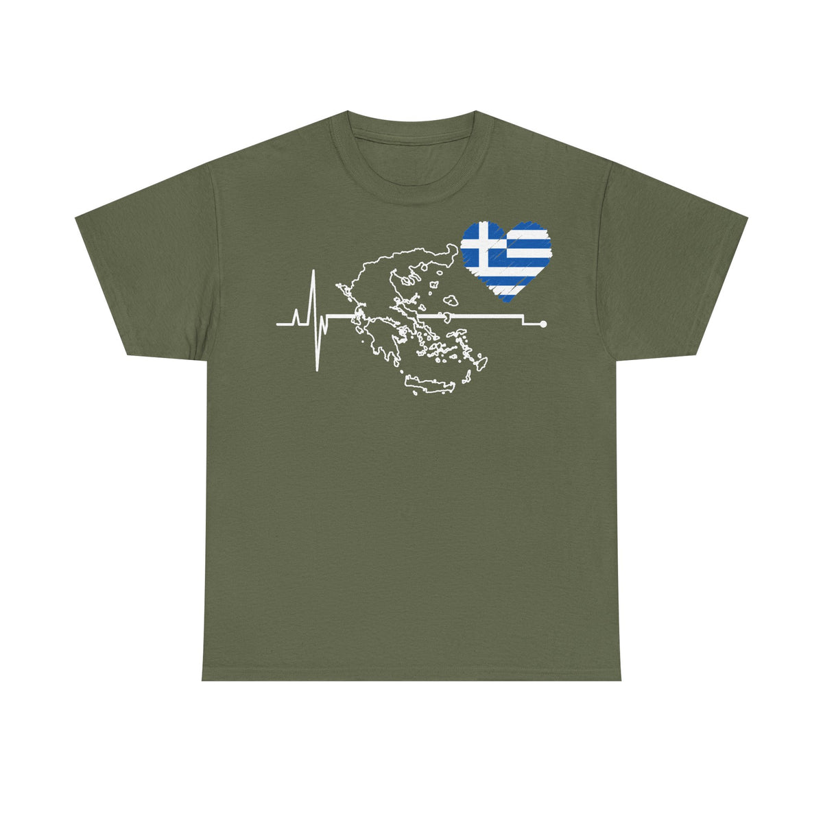 Grecia Grecia Bandera Escudo Patria Fútbol Deporte Aficionado Idea de regalo - Camiseta unisex