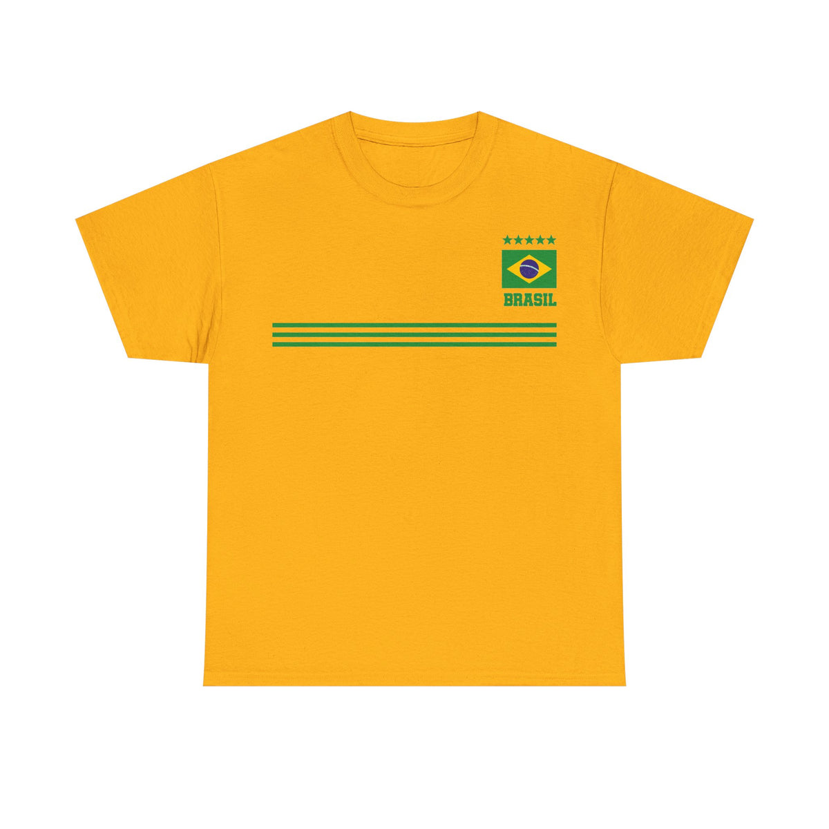 Brazil Brasilien Wappen Flagge Sport Fan Fußball Geschenkidee - Unisex T-Shirt
