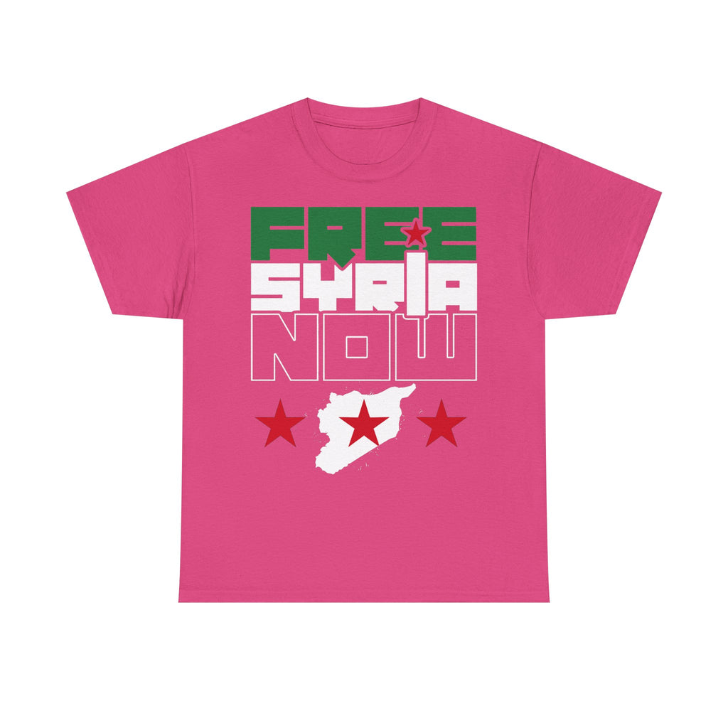 Syria Syrien Wappen Flagge Heimat Sport Fan Geschenkidee - Unisex T-Shirt