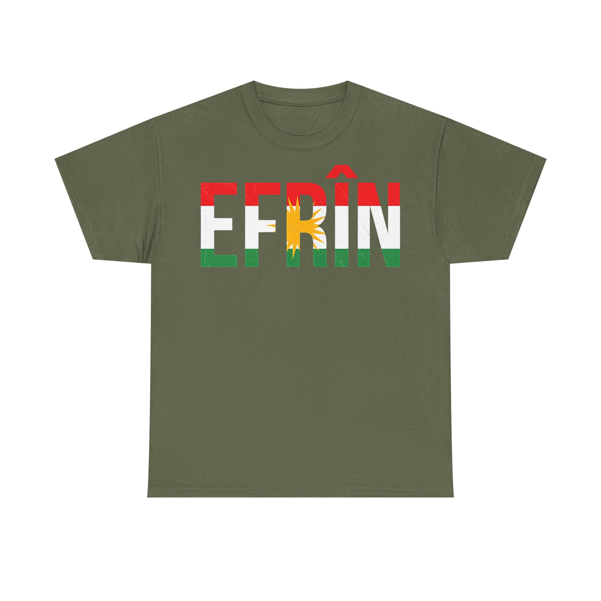 Kurdistán Azadi Escudo Bandera Patria Newroz Regalo - Camiseta unisex