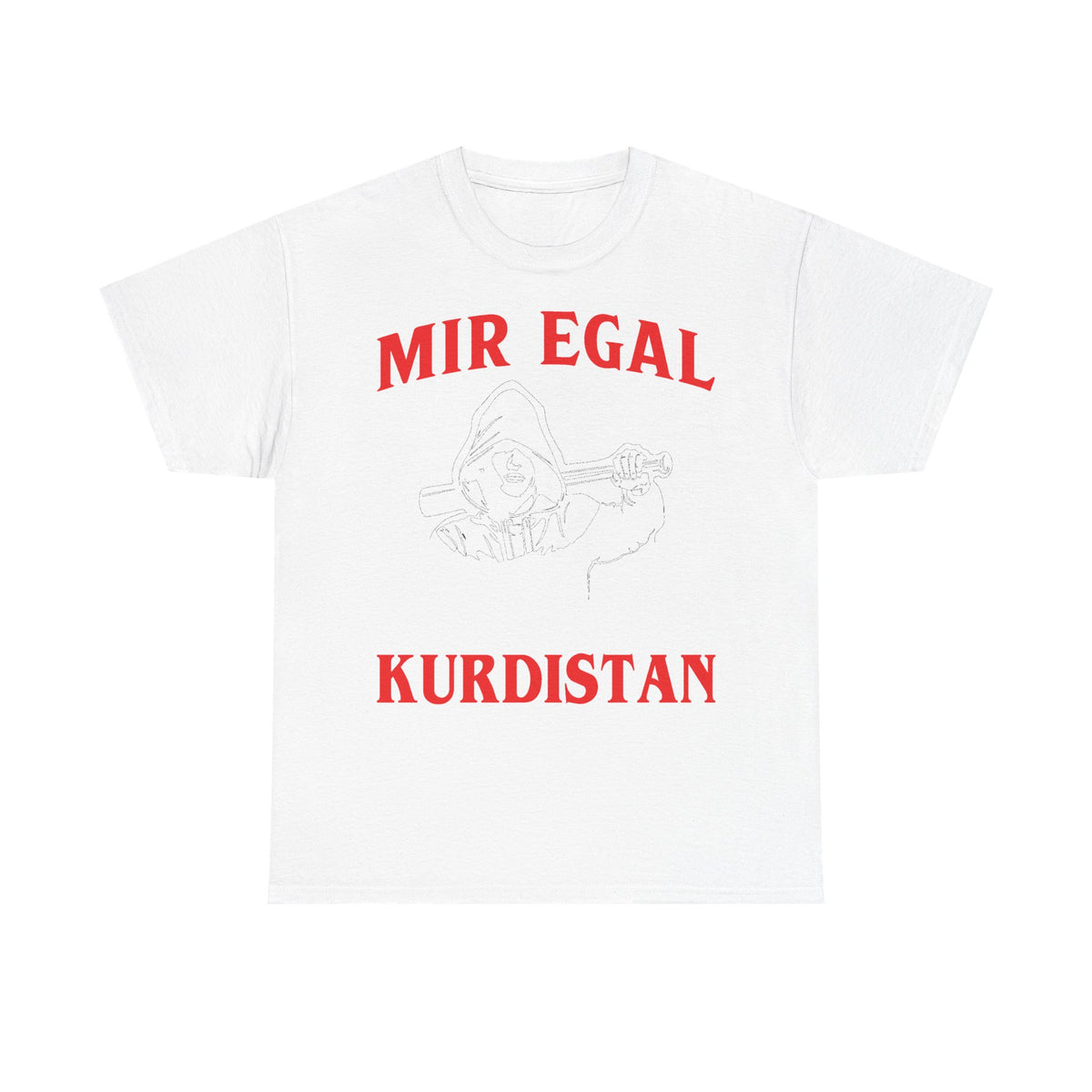 Kurdistán Azadi Escudo Bandera Patria Newroz Regalo - Camiseta unisex