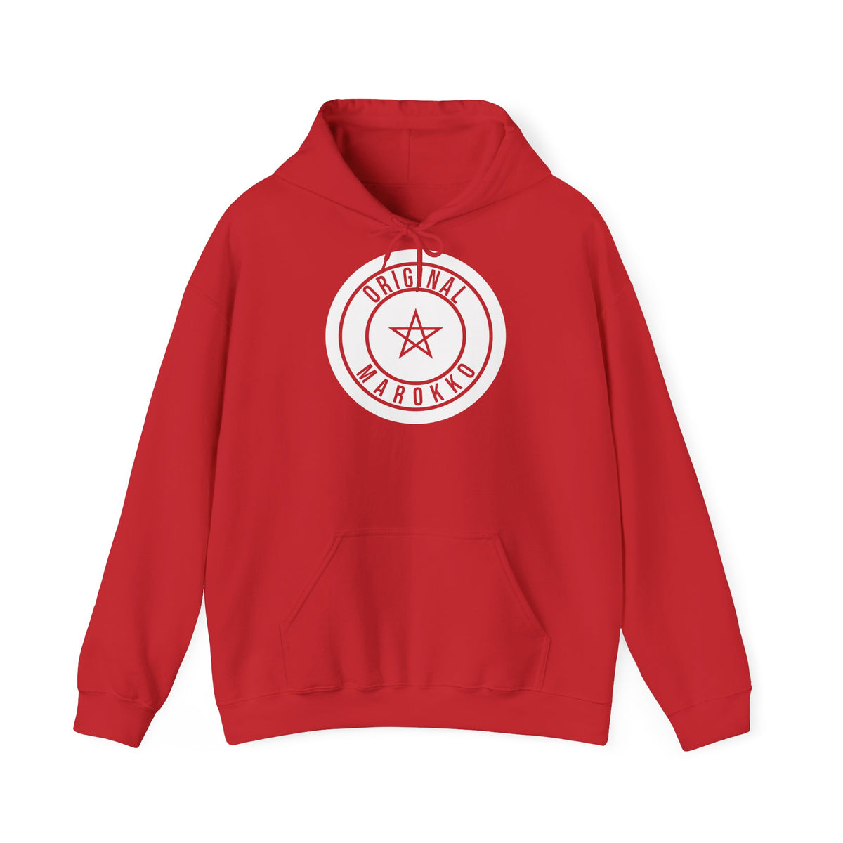 Stemma del Marocco Bandiera del Marocco Orgoglio Tifoso di calcio Sport Idea regalo - Felpa con cappuccio unisex