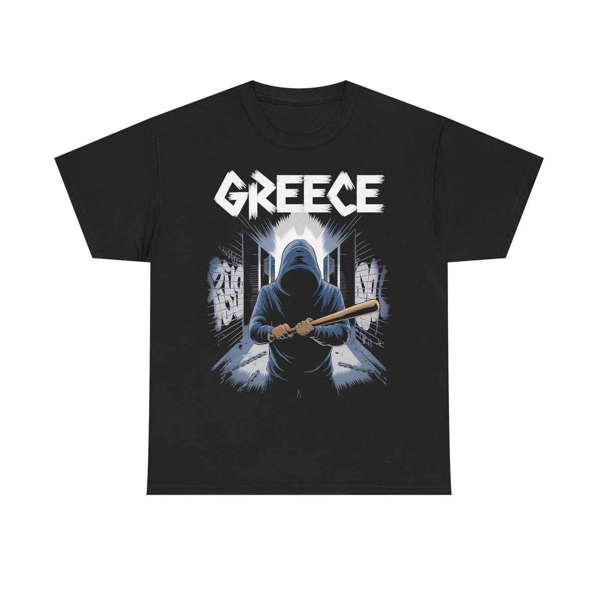 Grecia Grecia hooligan bandera escudo patria fútbol deporte aficionado idea de regalo - camiseta unisex