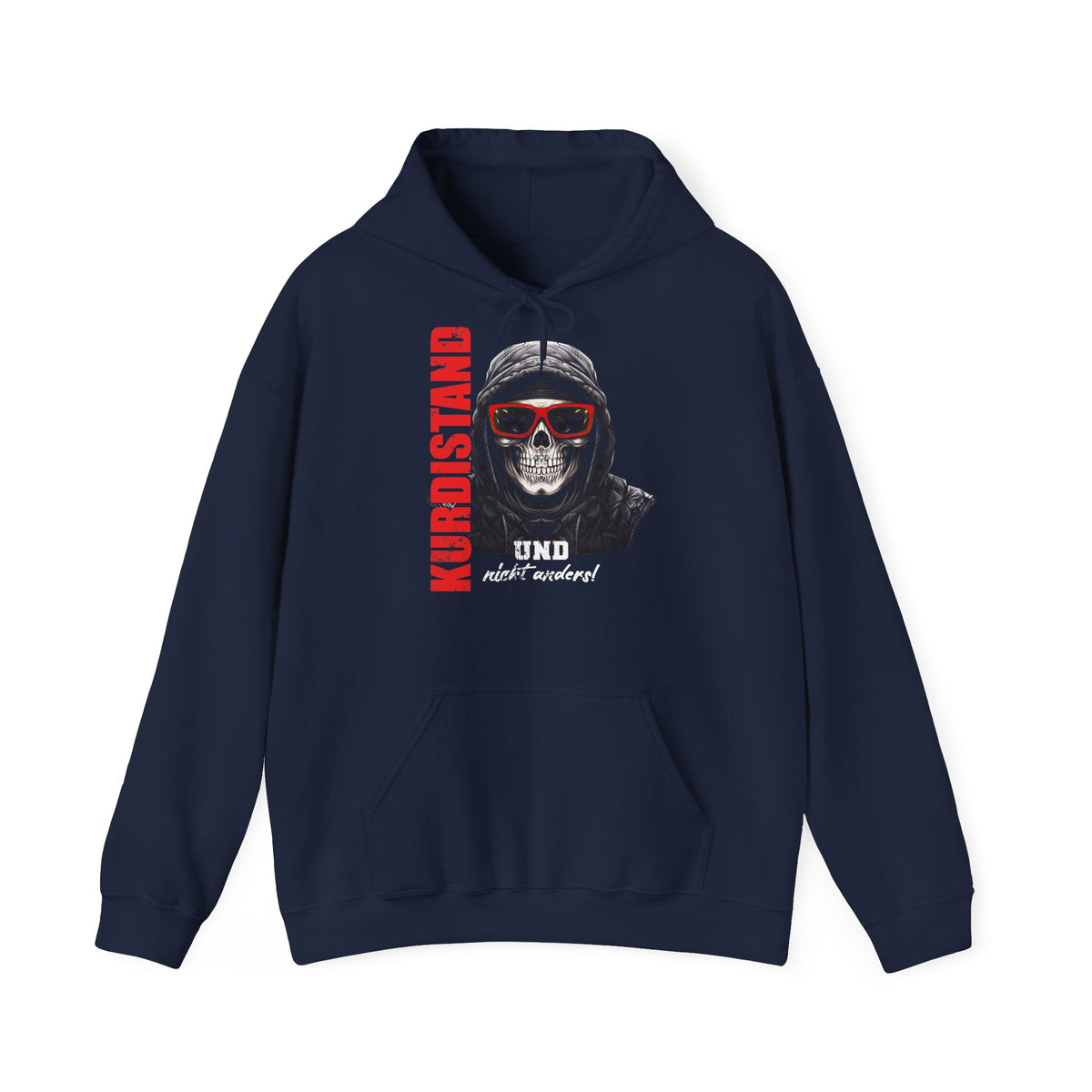 Kurdistan patria orgoglio stemma bandiera sport calcio regalo per tifosi - felpa con cappuccio unisex