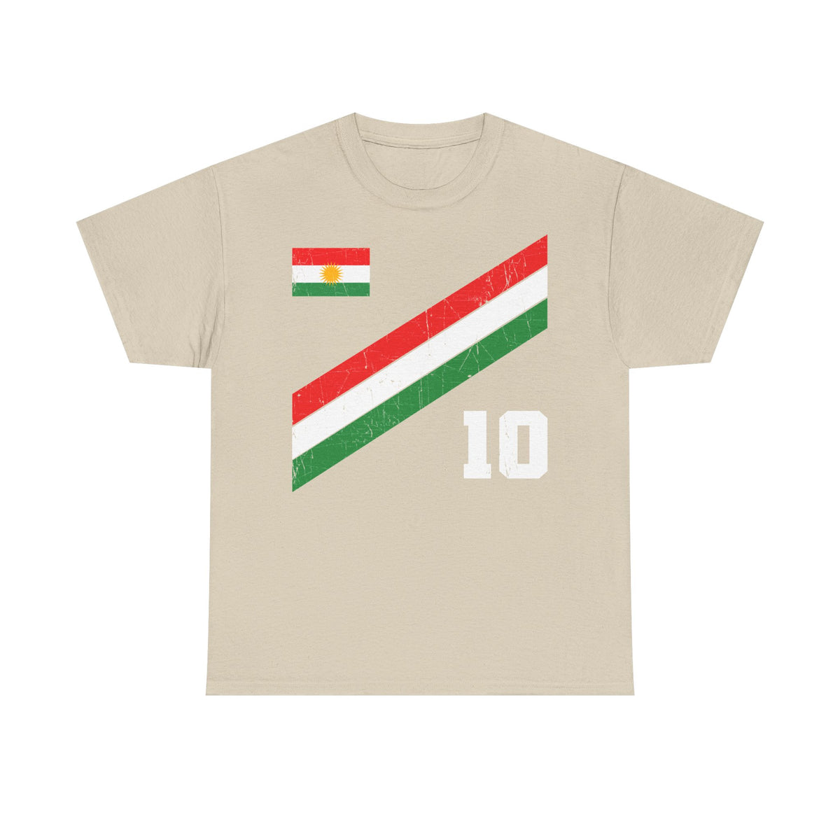 Kurdistán Azadi Escudo Bandera Patria Newroz Regalo - Camiseta unisex