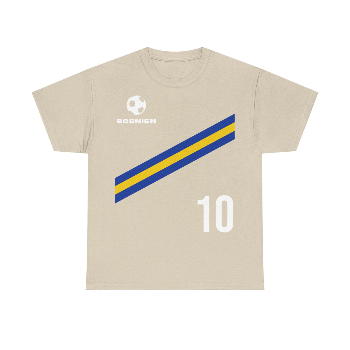 Bosnia Wappen Flagge Stolz Heimat Fußball fan Geschenkidee - Unisex T-Shirt