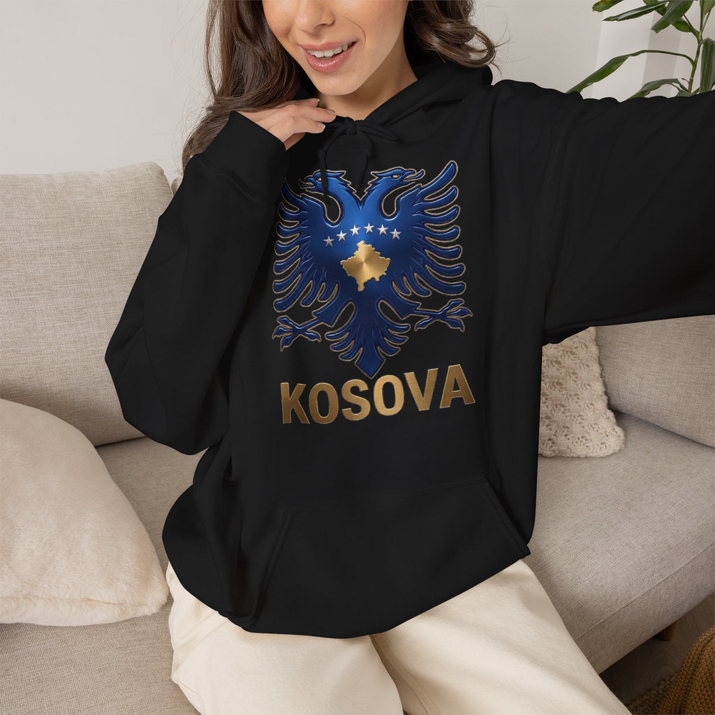 Kosova Edel Doppeladler Wappen - Unisex Hoodie