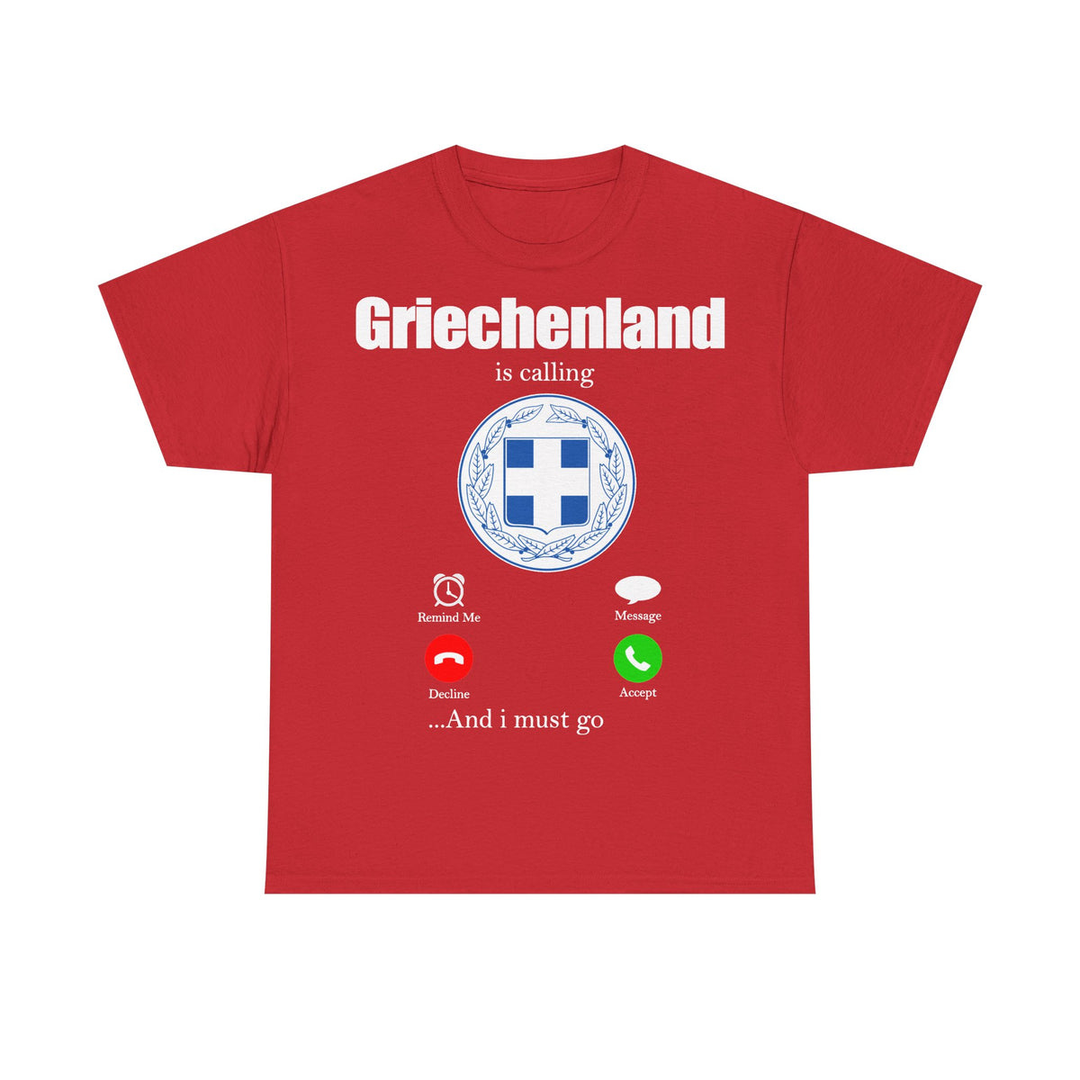 Grecia Grecia Bandera Escudo Patria Fútbol Deporte Aficionado Idea de regalo - Camiseta unisex