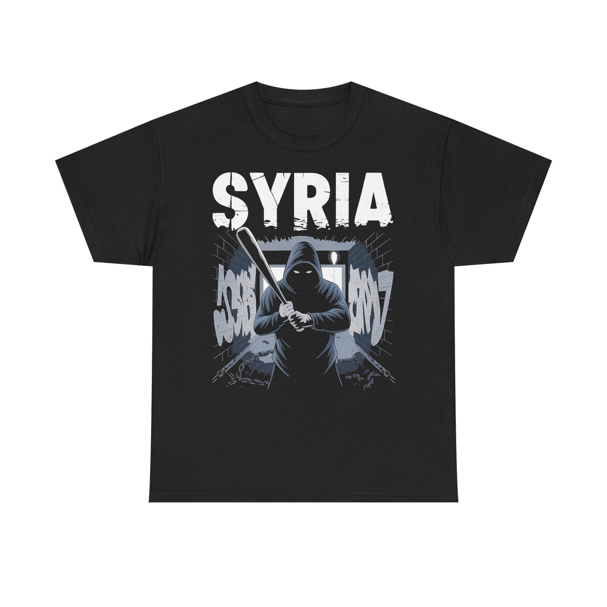 Syria Syrien Hooligan Wappen Flagge Heimat Sport Fußball Fan Geschenkidee - Unisex T-Shirt