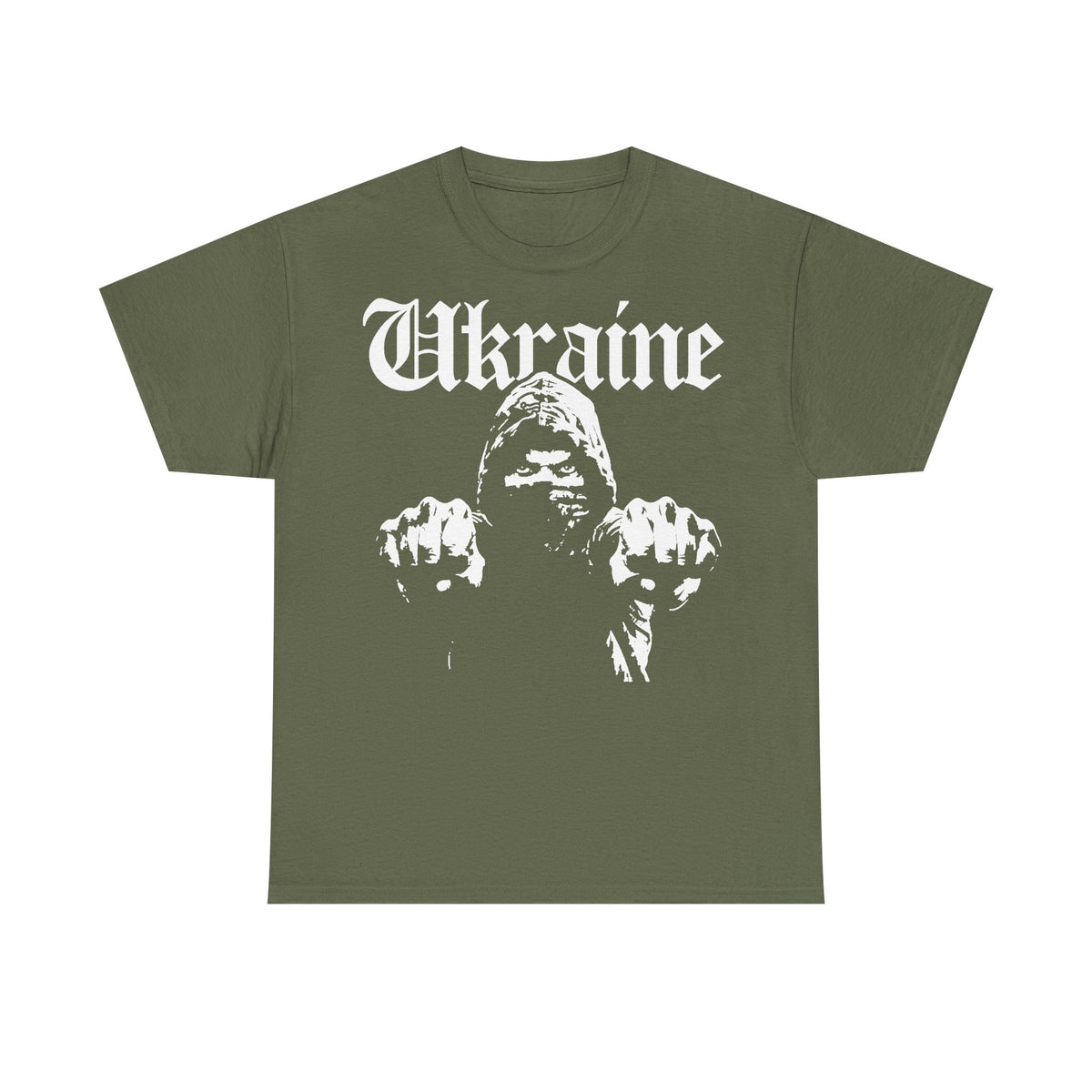 Bandera de Ucrania escudo idea de regalo afición al deporte moda vintage - Camiseta unisex