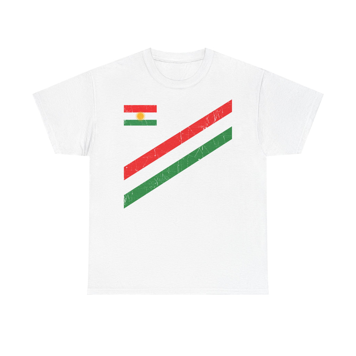 Kurdistán Azadi Escudo Bandera Patria Newroz Regalo - Camiseta unisex