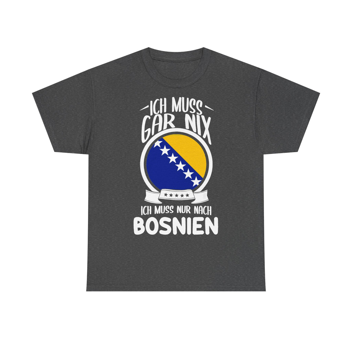 Bosnia Wappen Flagge Stolz Heimat Fußball fan Geschenkidee - Unisex T-Shirt