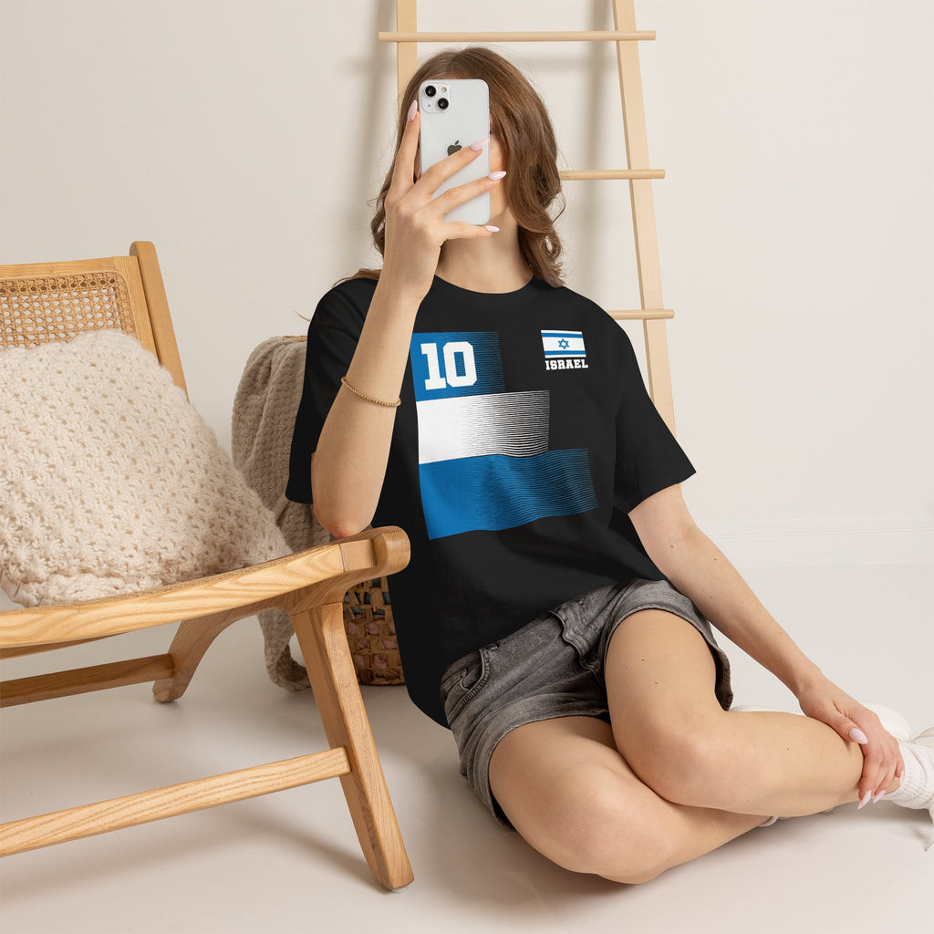 Israel Wappen Flagge Fan Geschenkidee Fashion - Unisex T-Shirt