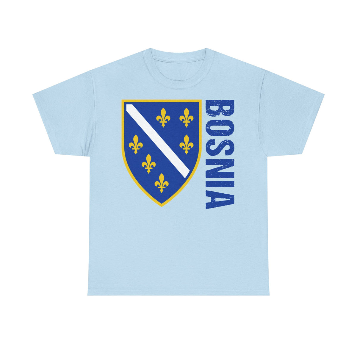 Bosnia escudo bandera orgullo patria aficionado al fútbol idea de regalo - Camiseta unisex