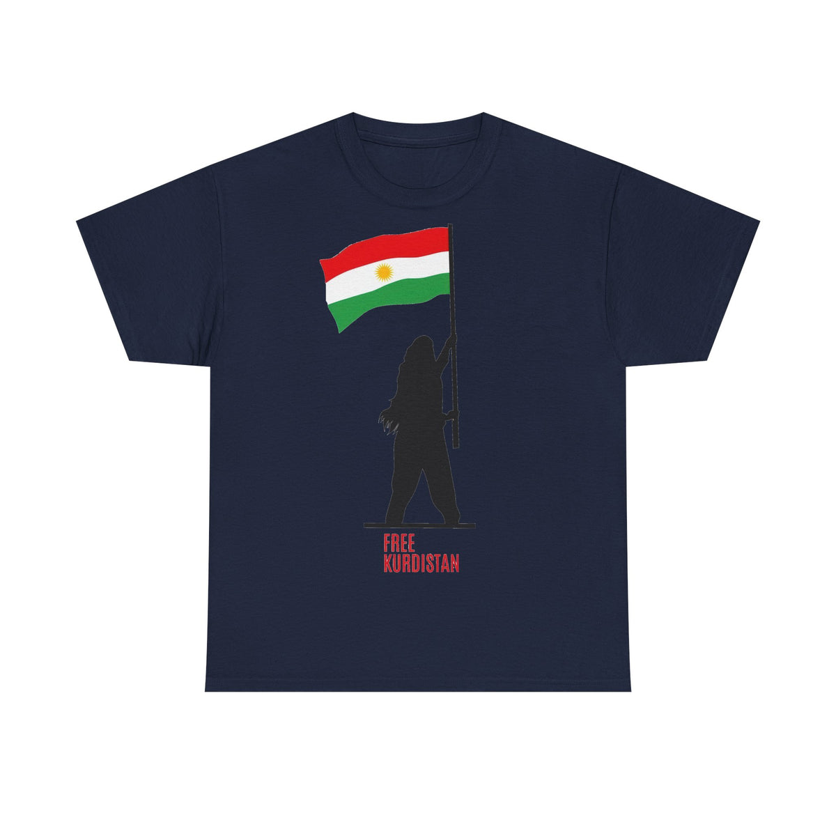 Kurdistan AZADI Flagge Heimat - Unisex T-Shirt