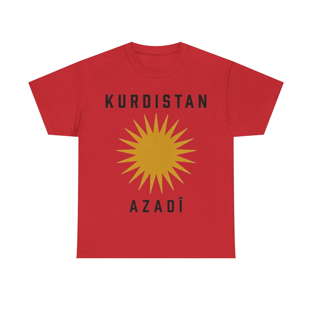 Kurdistan Azadi Sonne Wappen Geschenkidee - Unisex T-Shirt