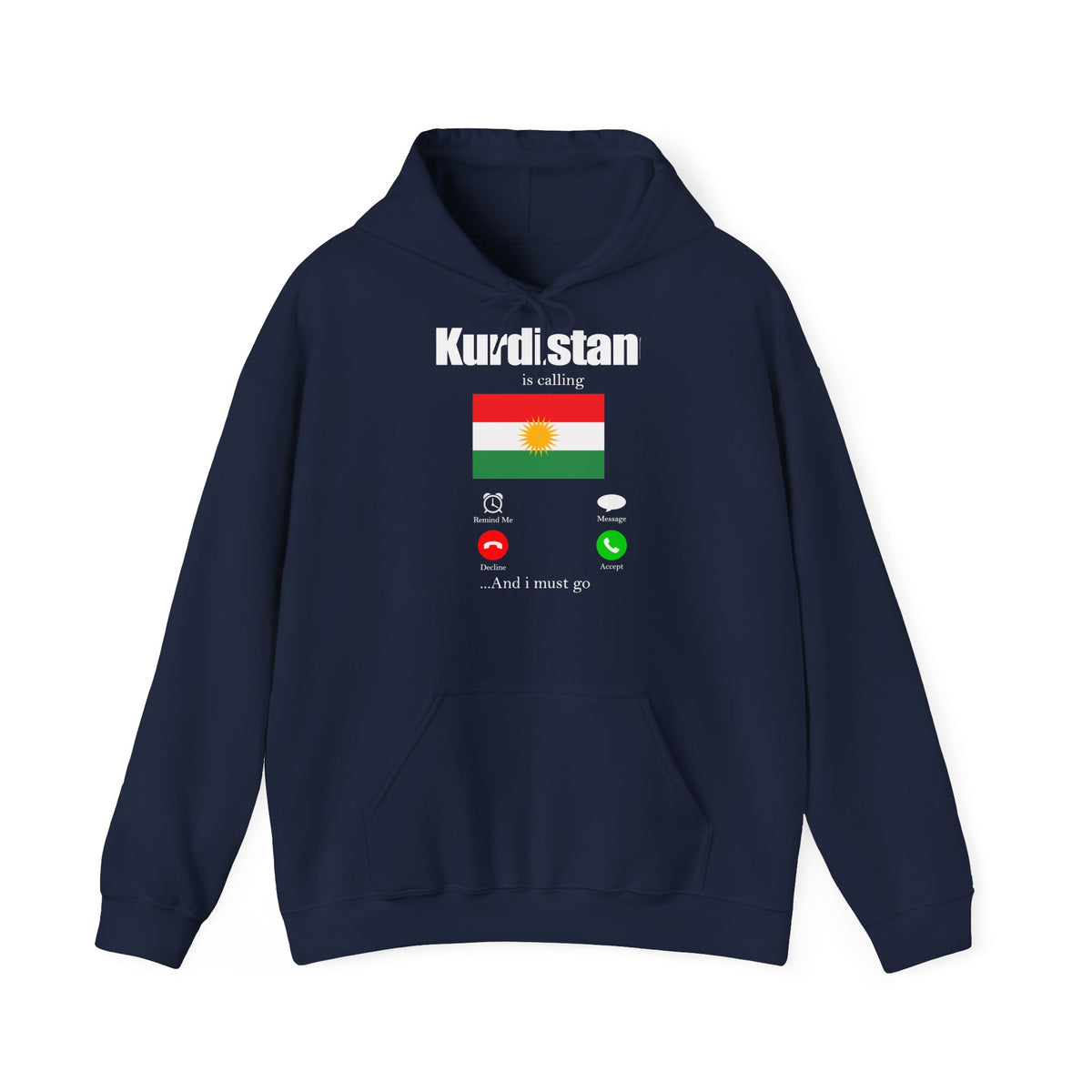 Kurdistan patria orgoglio stemma bandiera sport calcio regalo per tifosi - felpa con cappuccio unisex