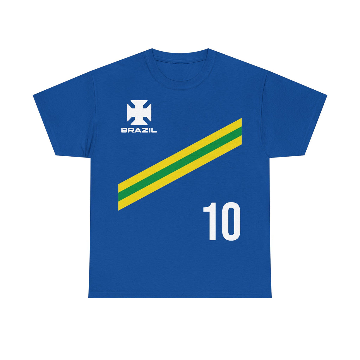 Brazil Brasilien Wappen Flagge Sport Fan Fußball Geschenkidee - Unisex T-Shirt