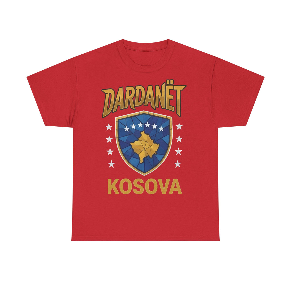 Dardanät Kosova Escudo Bandera Noble Escudo - Camiseta unisex