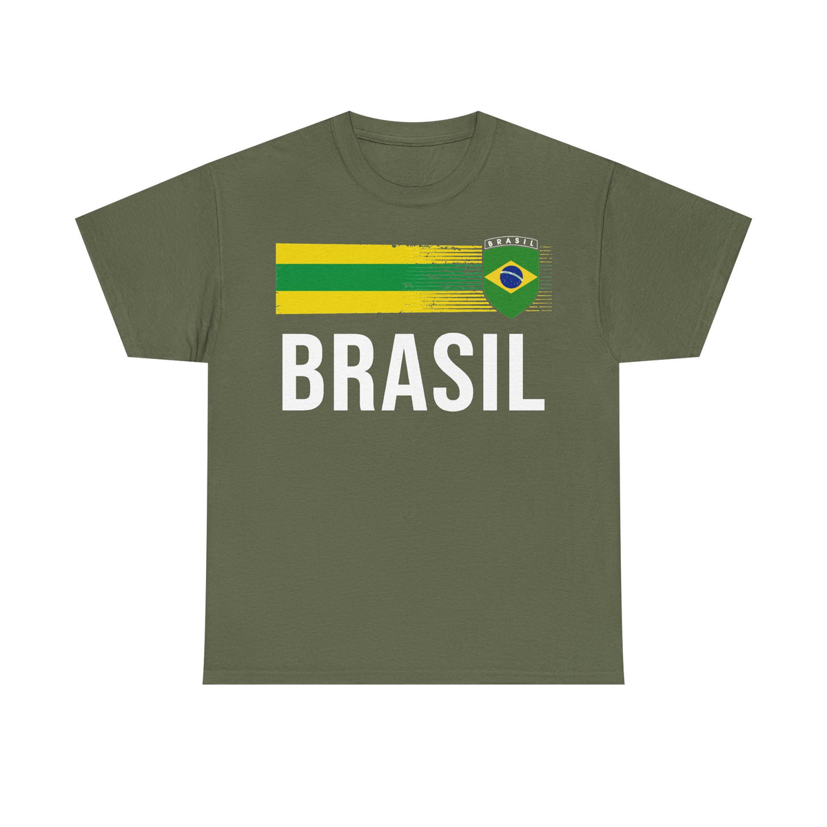 Brazil Brasilien Wappen Flagge Sport Fan Fußball Geschenkidee - Unisex T-Shirt
