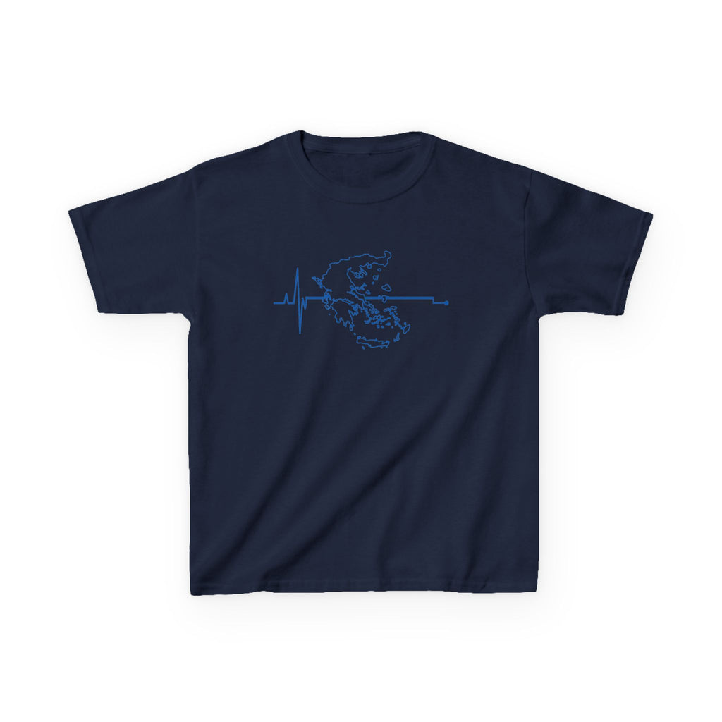 Greece Griechenland Flagge Wappen Heimat Fußball Sport Fan Geschenkidee - Für Kinder & Jugendliche Unisex T-Shirt