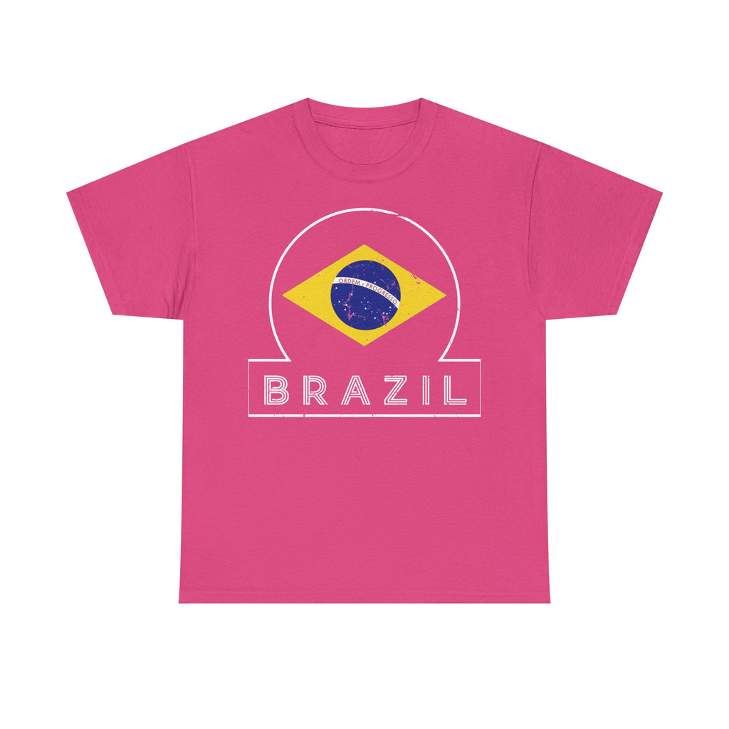Brazil Brasilien Wappen Flagge Sport Fan Fußball Geschenkidee - Unisex T-Shirt