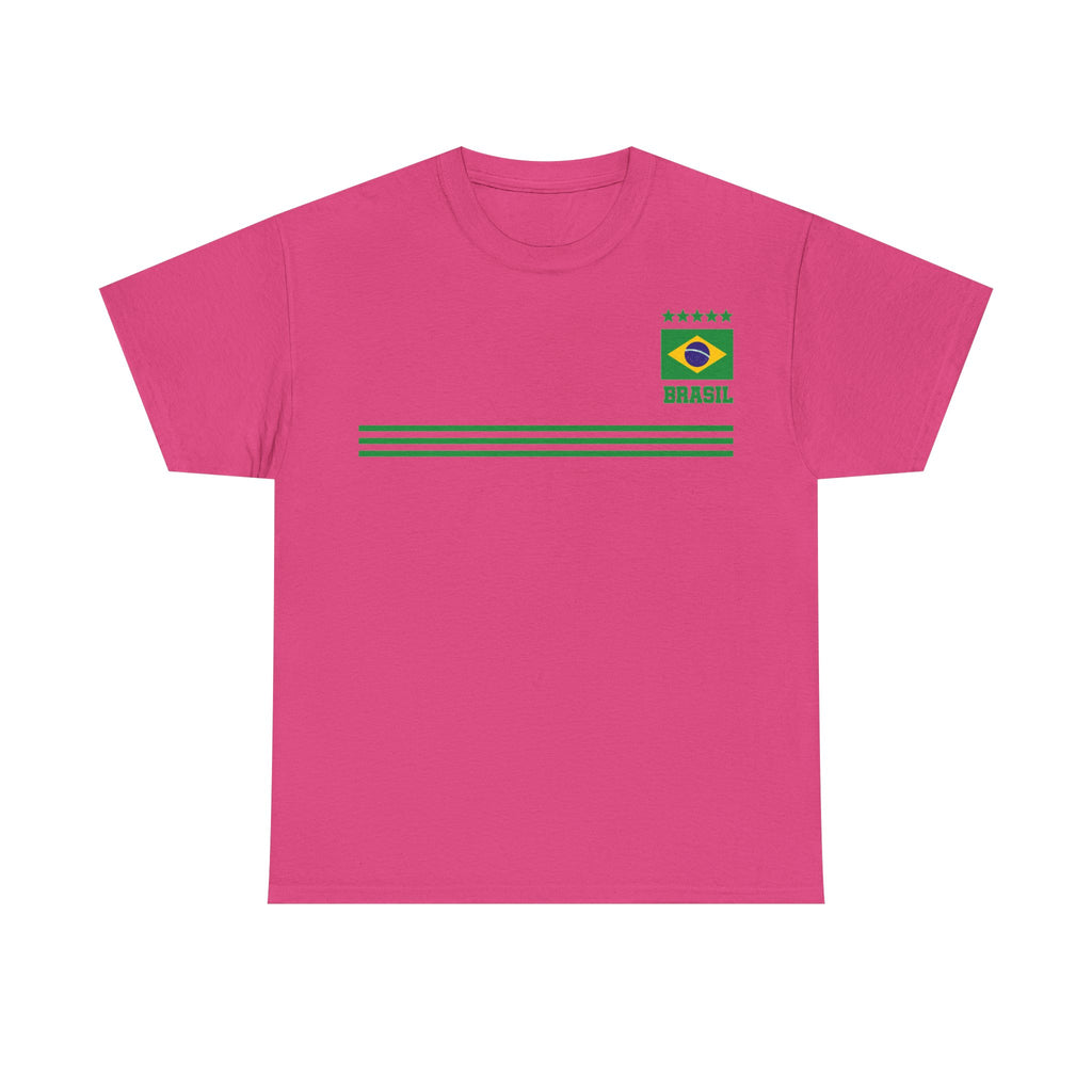 Brazil Brasilien Wappen Flagge Sport Fan Fußball Geschenkidee - Unisex T-Shirt